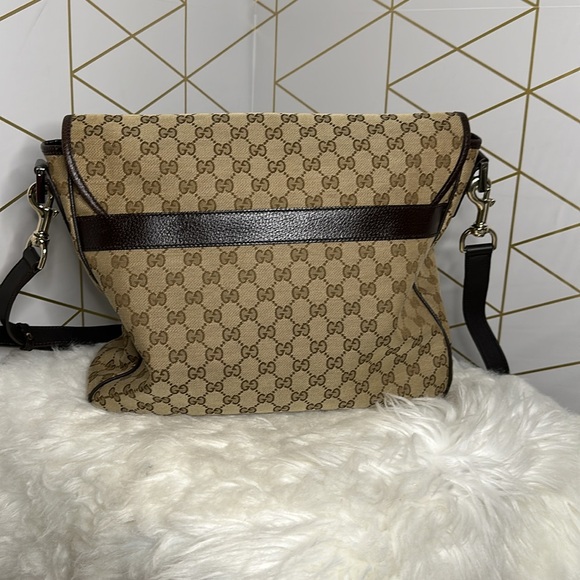 💯Authentic Gucci Canvas Messenger Bag🍀 - Picture 5 of 17